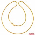 22 Kt Gold Cable Link Chain  - Click here to buy online - 424 only..