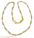 22K Two Tone Fancy Chain - Click here to buy online - 1,364 only..