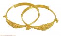 22k Filigree Kids Bangles(2 pcs)