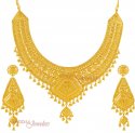 Indian Bridal Necklace Set - Click here to buy online - 3,892 only..