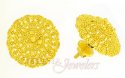 22Kt Gold Earrings with Filigree  - Click here to buy online - 357 only..