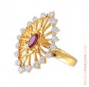 Click here to View - Signity Ring With Color Cz 