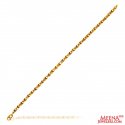 22k Gold Ladies Bracelet - Click here to buy online - 706 only..