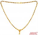 22k Gold Crystal Mangalsutra - Click here to buy online - 1,751 only..