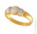 Click here to View - Signity Ring With Two Tone 