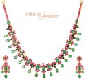 Click here to View - Emerald, Ruby, Sapphire Necklace 