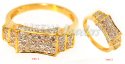 18Kt Yellow Gold Diamond Ring - Click here to buy online - 1,806 only..