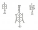 Click here to View - 18Kt White Gold Pendant Set 