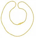 22 Kt Gold Two Tone Chain - Click here to buy online - 212 only..