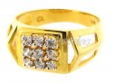 22 Kt Gold Mens Signity Ring - Click here to buy online - 347 only..