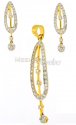 18Kt Diamond Pendant Set - Click here to buy online - 2,067 only..