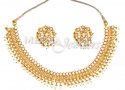 22 Kt Gold Pearl Set - Click here to buy online - 2,318 only..