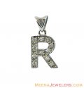 Click here to View - Fancy (R) Initial Pendant 18K 
