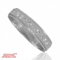 18 Karat White Gold Band - Click here to buy online - 538 only..