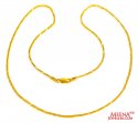 22kt Gold Chain (16 inch) - Click here to buy online - 304 only..