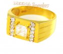22Kt Gold Mens Signity Ring - Click here to buy online - 328 only..