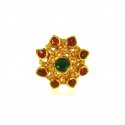 22K Gold Floral Ring - Click here to buy online - 1,105 only..