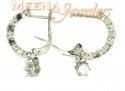 18Kt White Gold Earring - Click here to buy online - 113 only..