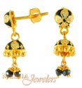 MeenaKari Gold Earrings - Click here to buy online - 175 only..