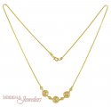22k Gold Chain with Cubic Zercon
