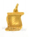 Click here to View - 22Kt Initial Pendant (L) 