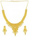Click here to View - Gold Necklace and Earrings Set 
