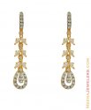 22 Kt Gold Signity Earring