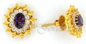 22 Kt Gold sapphire Earrings - Click here to buy online - 256 only..