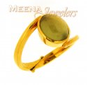 22kt Gold Cats Eye Birthstone Ring - Click here to buy online - 476 only..