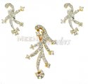 Genuine Diamond Pendant Set - Click here to buy online - 1,908 only..