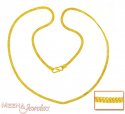 22Kt Gold Chain (20 Inch) - Click here to buy online - 405 only..