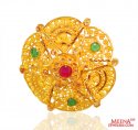 22 kt  Gold Ladies Ring - Click here to buy online - 1,105 only..