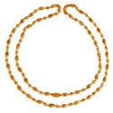 22Kt Gold White Tulsi Mala - Click here to buy online - 1,351 only..