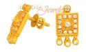 22Kt Gold Tops Earrings - Click here to buy online - 300 only..