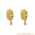 Yellow Gold Clip On Earrings - Click here to buy online - 196 only..