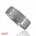 White Gold Wedding Band 18 kt - Click here to buy online - 1,046 only..