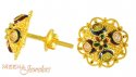 Click here to View - 22Kt Multicolour CZ Gold Earrings 