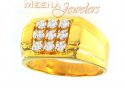 22Kt Gold Mens Designer Ring - Click here to buy online - 430 only..