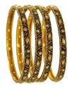 22K Antique Bangle Set