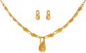 Click here to View - 22kt Gold Light Necklace Set 