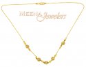 Gold Chain (Necklace) with CZ - Click here to buy online - 251 only..