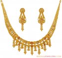 Click here to View - Gold Multi Tone Necklace Set 