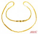 22 Kt Gold Chain - Click here to buy online - 449 only..