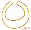 Mens Rope Chain 22 kt 18 Inchs - Click here to buy online - 401 only..