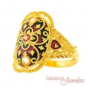 22k Designer Ladies Gold Ring - Click here to buy online - 191 only..