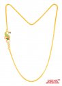 22K Gold Peacock Long Chain - Click here to buy online - 2,782 only..