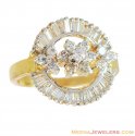 Exclusive Diamond Studded Ring(18k) - Click here to buy online - 2,661 only..