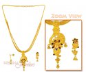 Click here to View - Designer Necklace with MeenaKari 