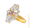 Signity Ring With Color Cz - Click here to buy online - 345 only..