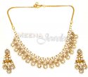 22 Kt Gold Pearl Set - Click here to buy online - 2,374 only..